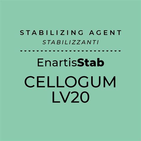 cellogum lv 20|EnartisStab Cellogum LV20 .